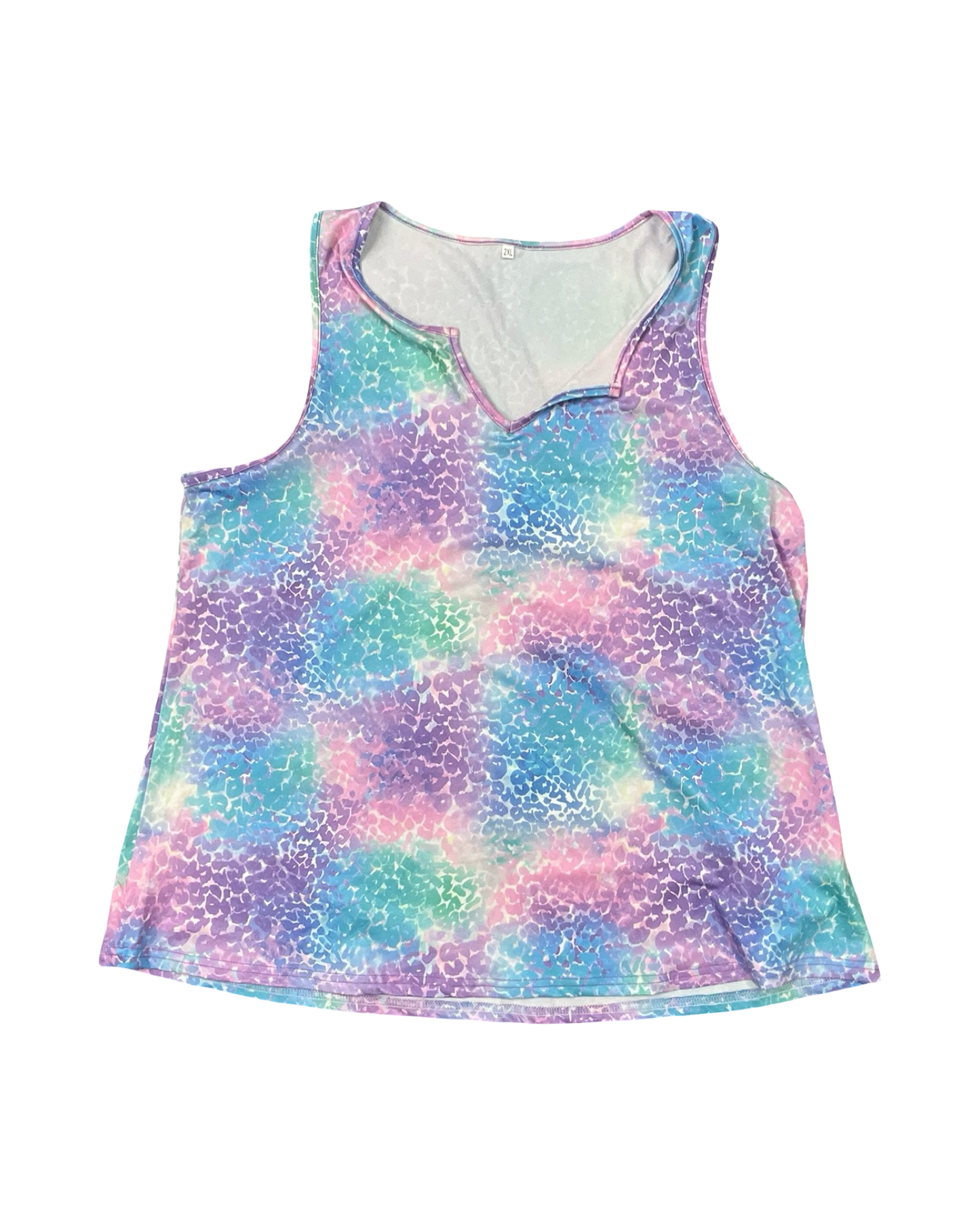 Top Sleeveless By Clothes Mentor In Blue & Purple, Size:2X