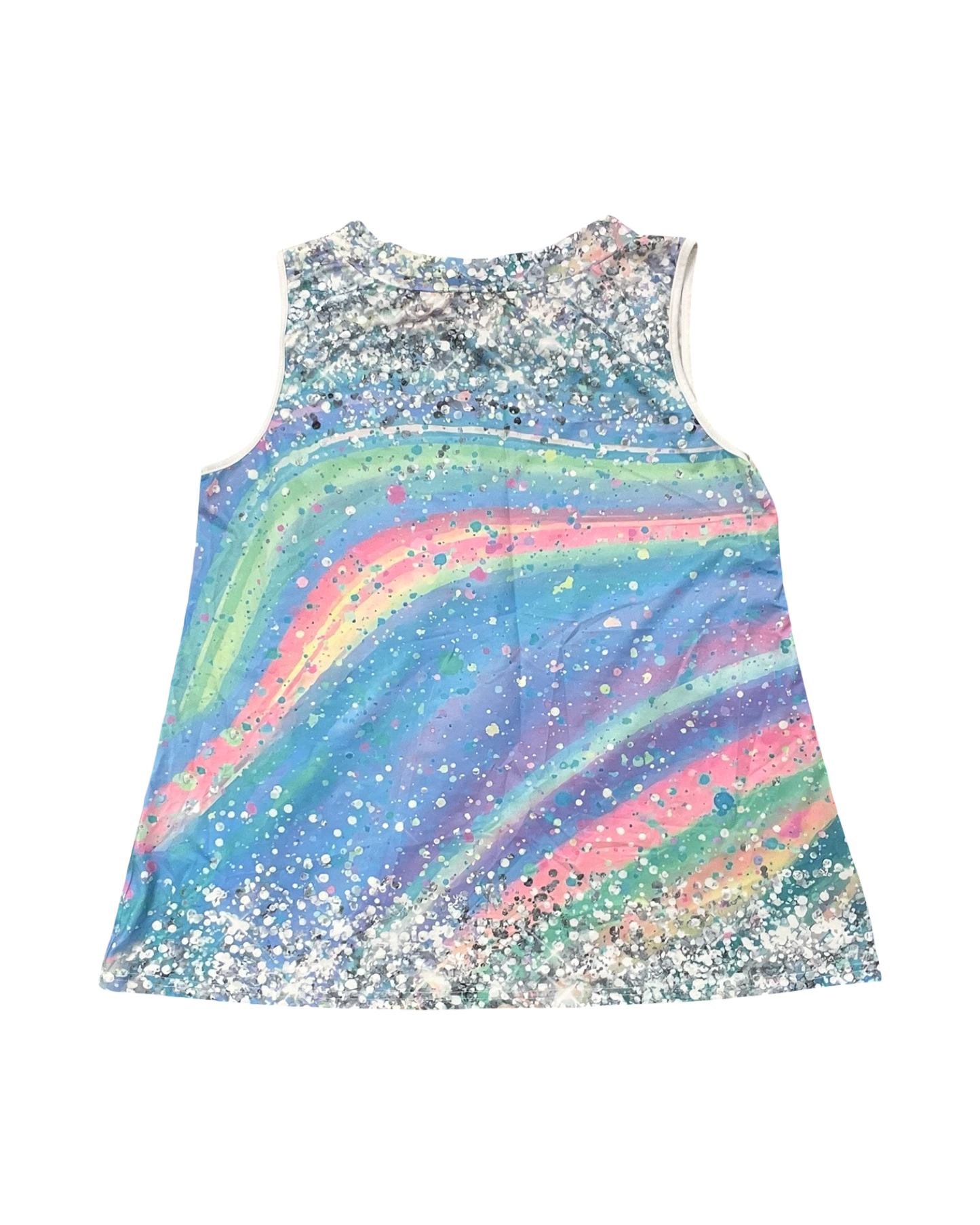 Top Sleeveless By Clothes Mentor In Blue & Pink, Size:1X