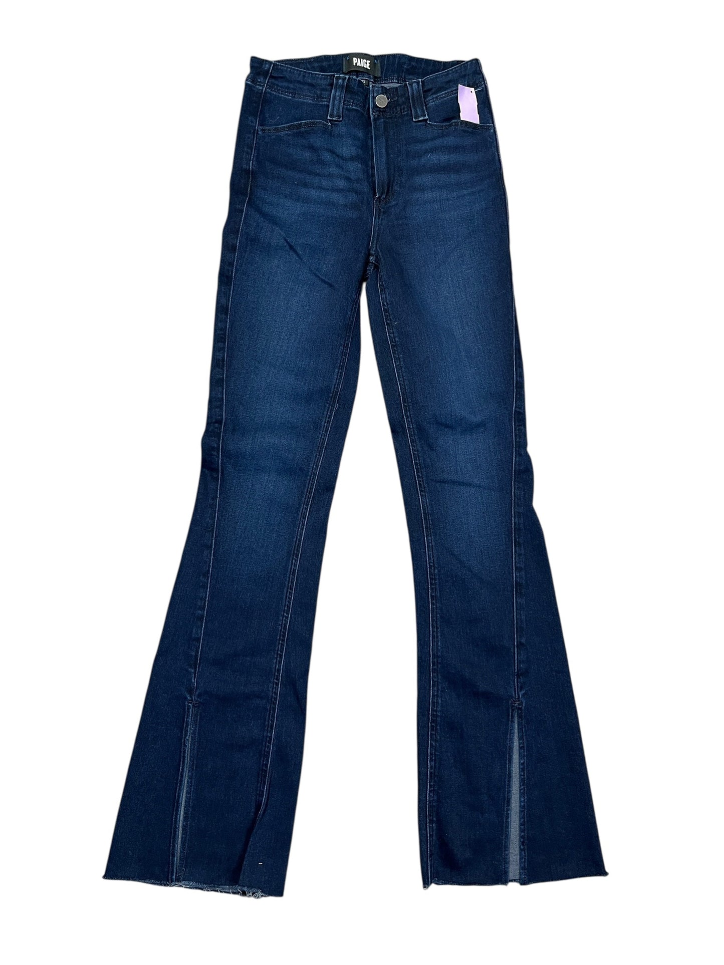 Jeans Boot Cut By Paige In Blue Denim, Size:0
