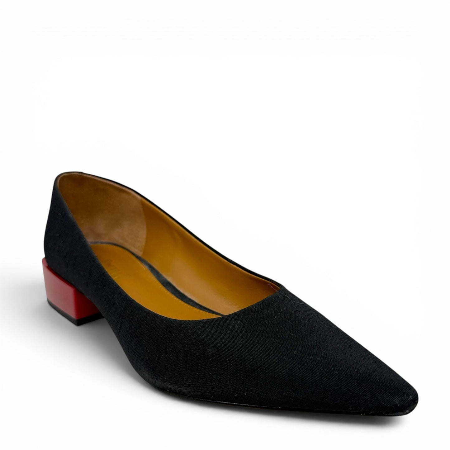 Cheryl Block Heel Pumps By J Mclaughlin In Black & Red, Size: 7