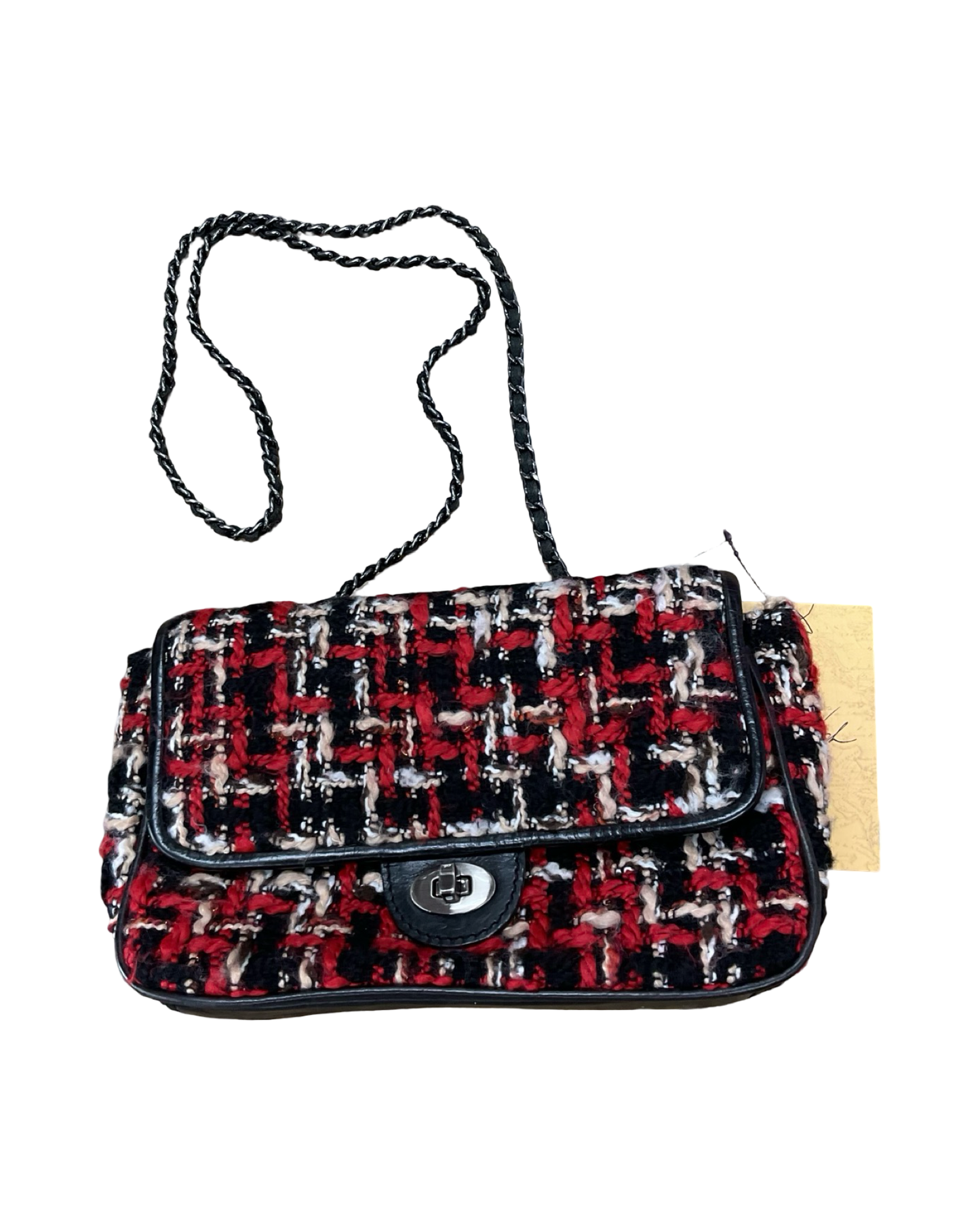 Crossbody Designer By Patricia Nash In Black & Red, Size:Medium
