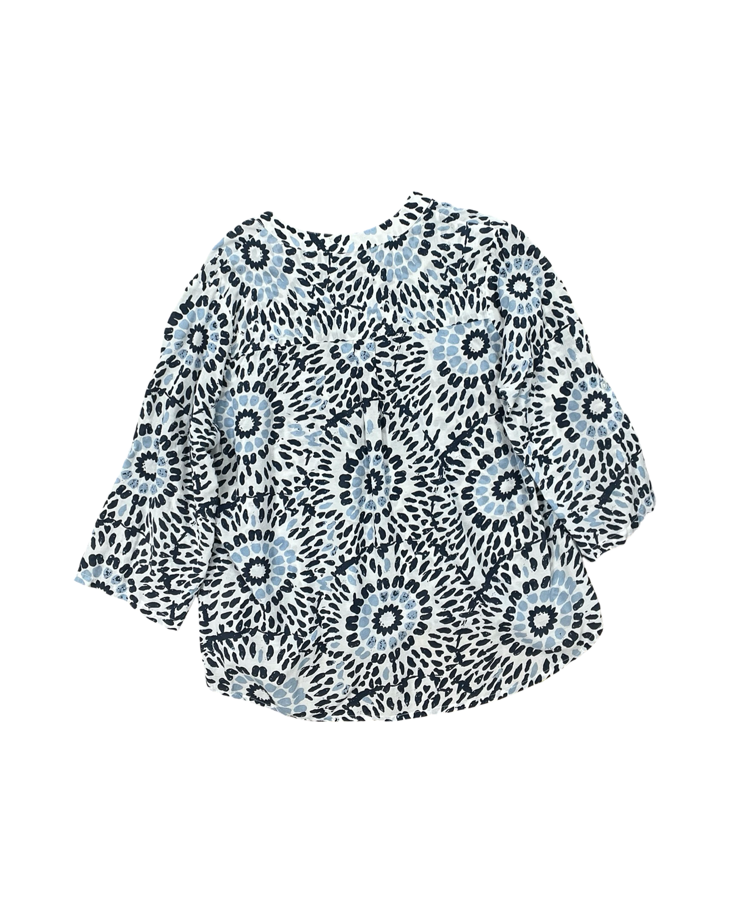 Top Ls By Charlie B In Blue & White, Size:L