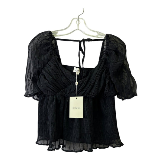 Top Ss By Bohme In Black, Size:Xs