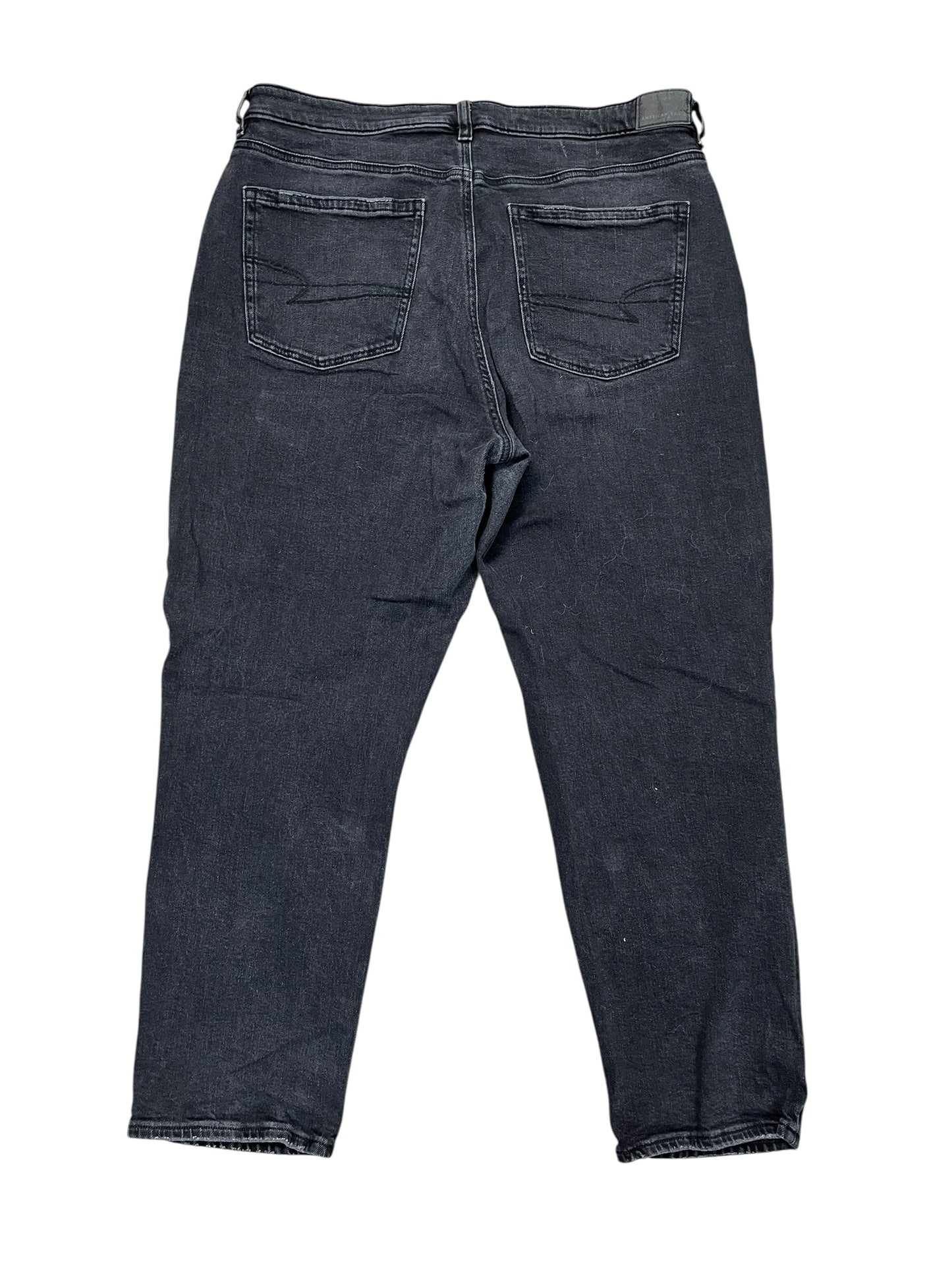 Jeans Boyfriend By American Eagle In Black, Size:16