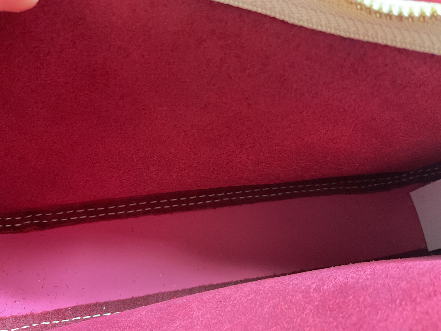 Handbag By Portland Leather In Pink, Size:Small