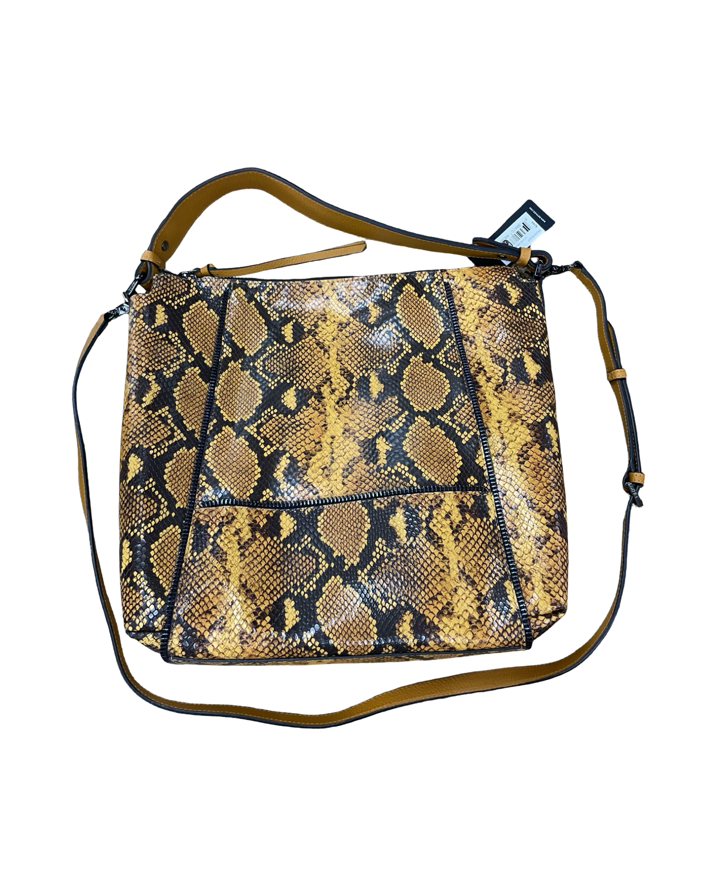 Handbag By Botkier In Black & Yellow, Size:Large