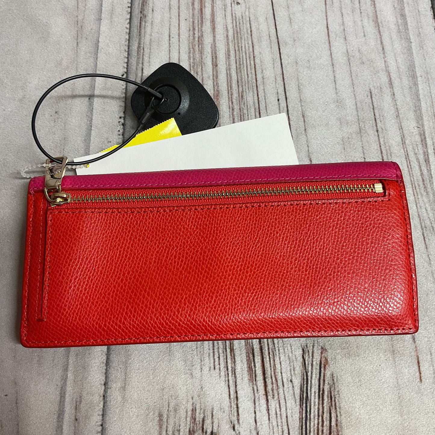 Wallet Designer By Coach In Pink & Red, Size:Medium