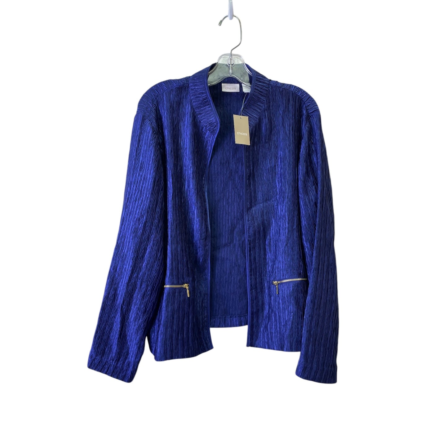 Cardigan By Chicos In Blue, Size:L