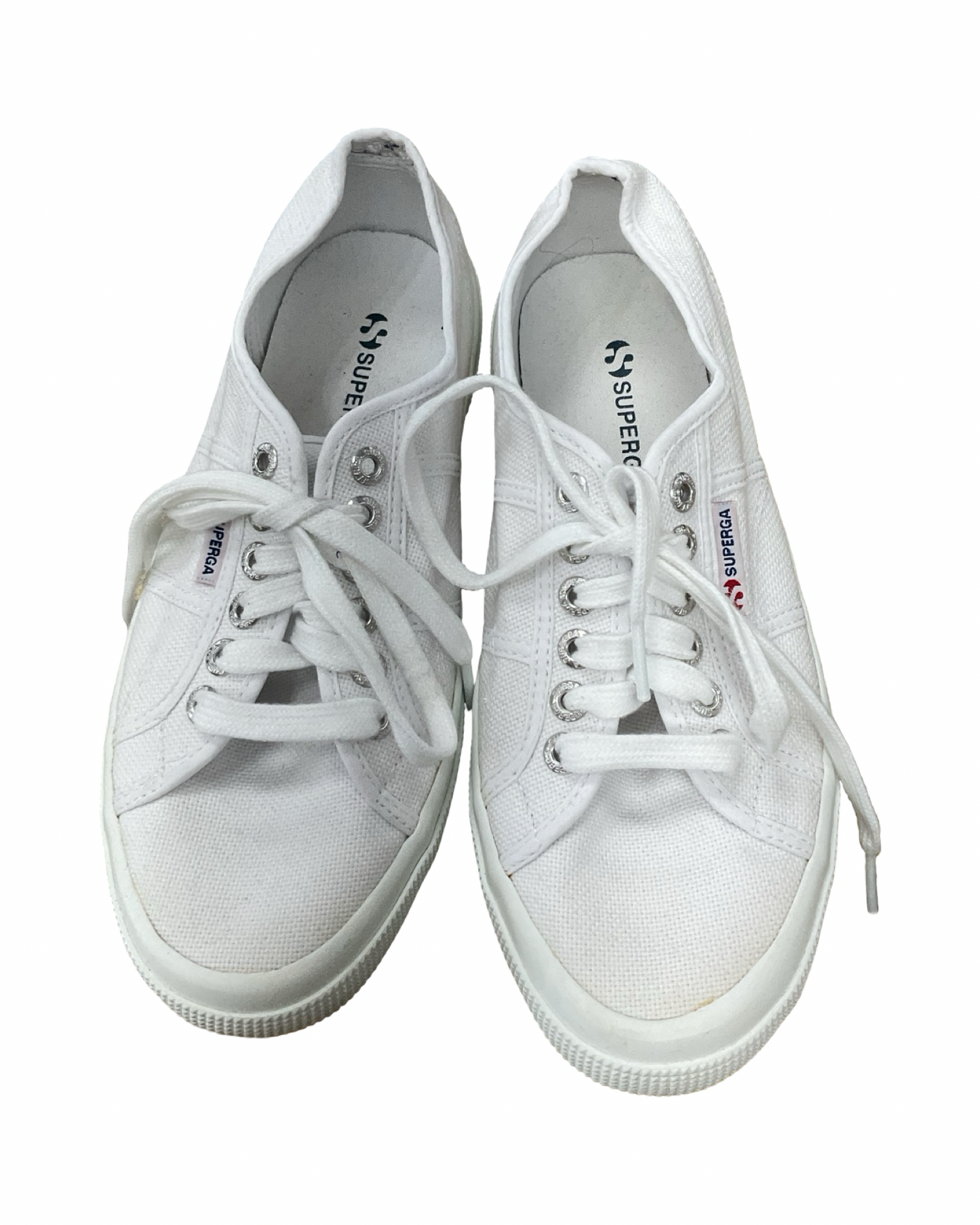 Shoes Sneakers By Superga In White, Size:8.5