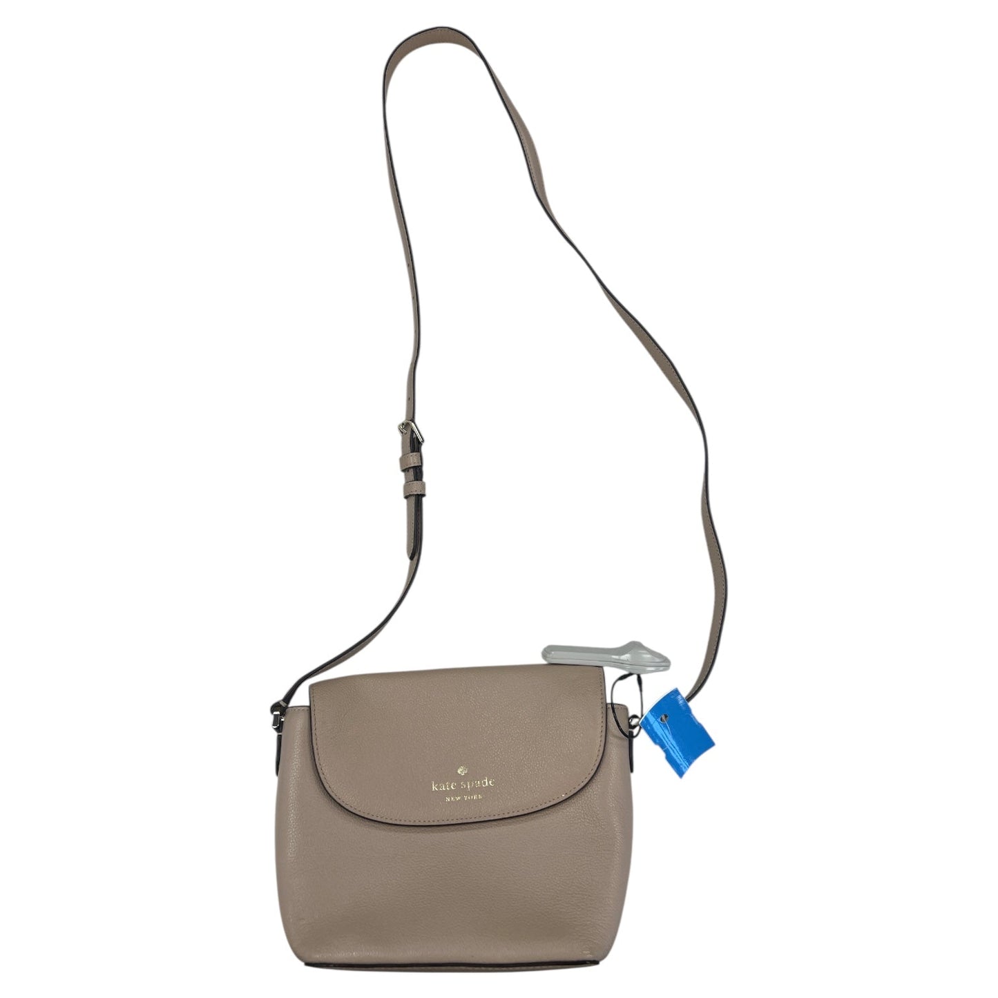 Crossbody Designer By Kate Spade In Taupe, Size:Medium