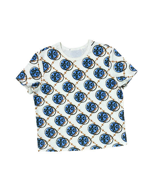 Top Ss Designer By Tory Burch In Cream, Size:S
