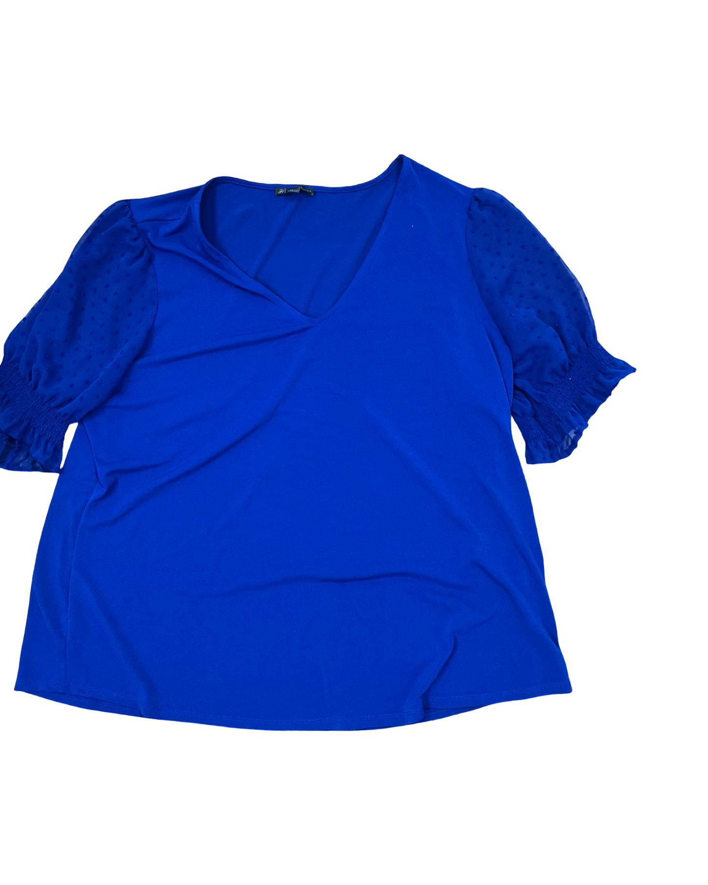 Top Ss By Adrianna Papell In Blue, Size:2X
