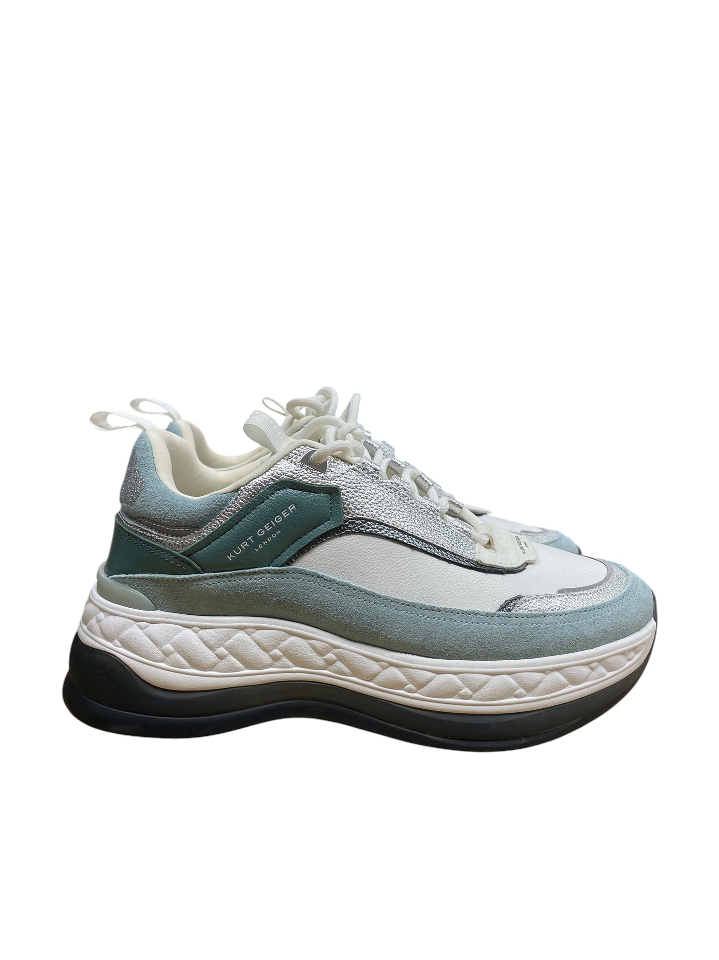 Shoes Sneakers By Kurt Geiger London In Blue & White, Size:10