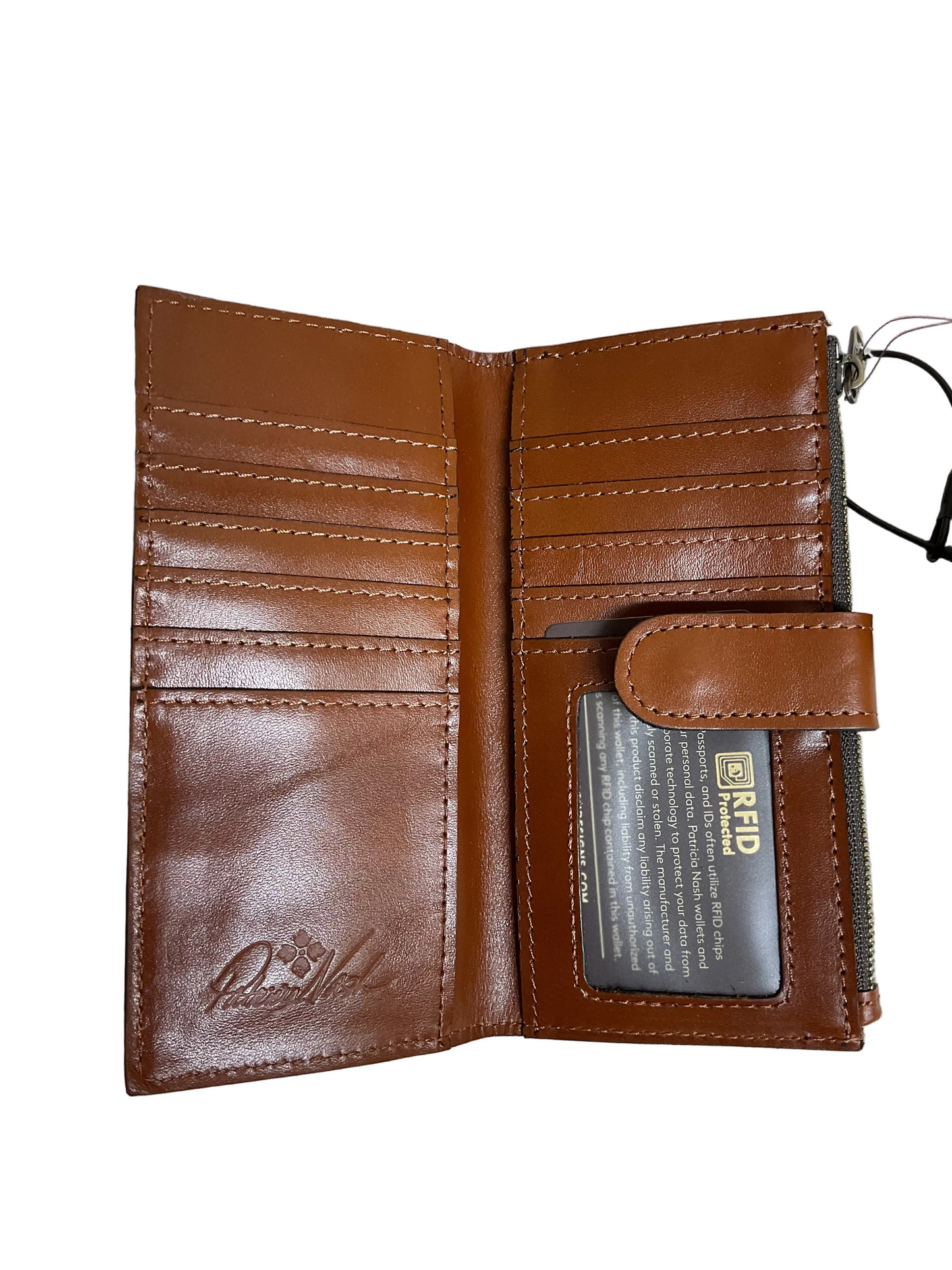 Wallet Designer By Patricia Nash In Brown, Size:Medium