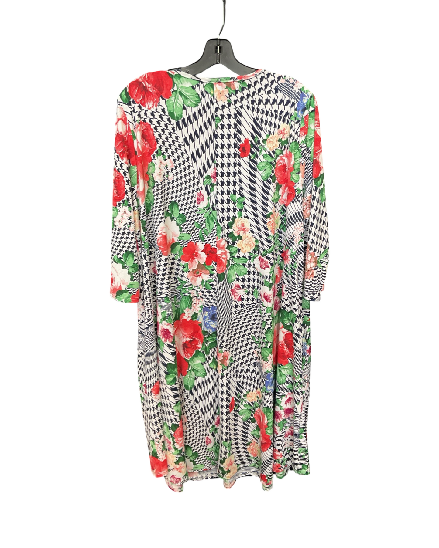 Dress Casual Midi By Clothes Mentor In Multi, Size:2X