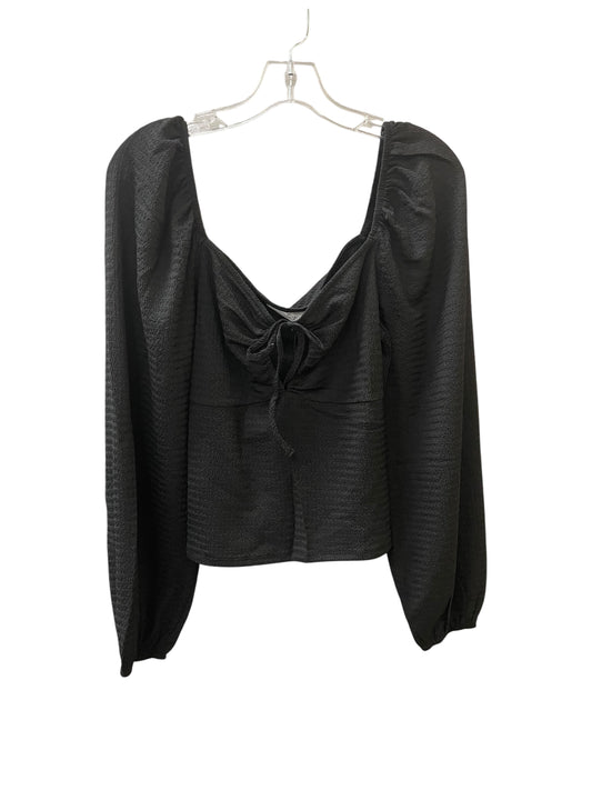 Top Ls By SPRING + MERCER In Black, Size:Xl