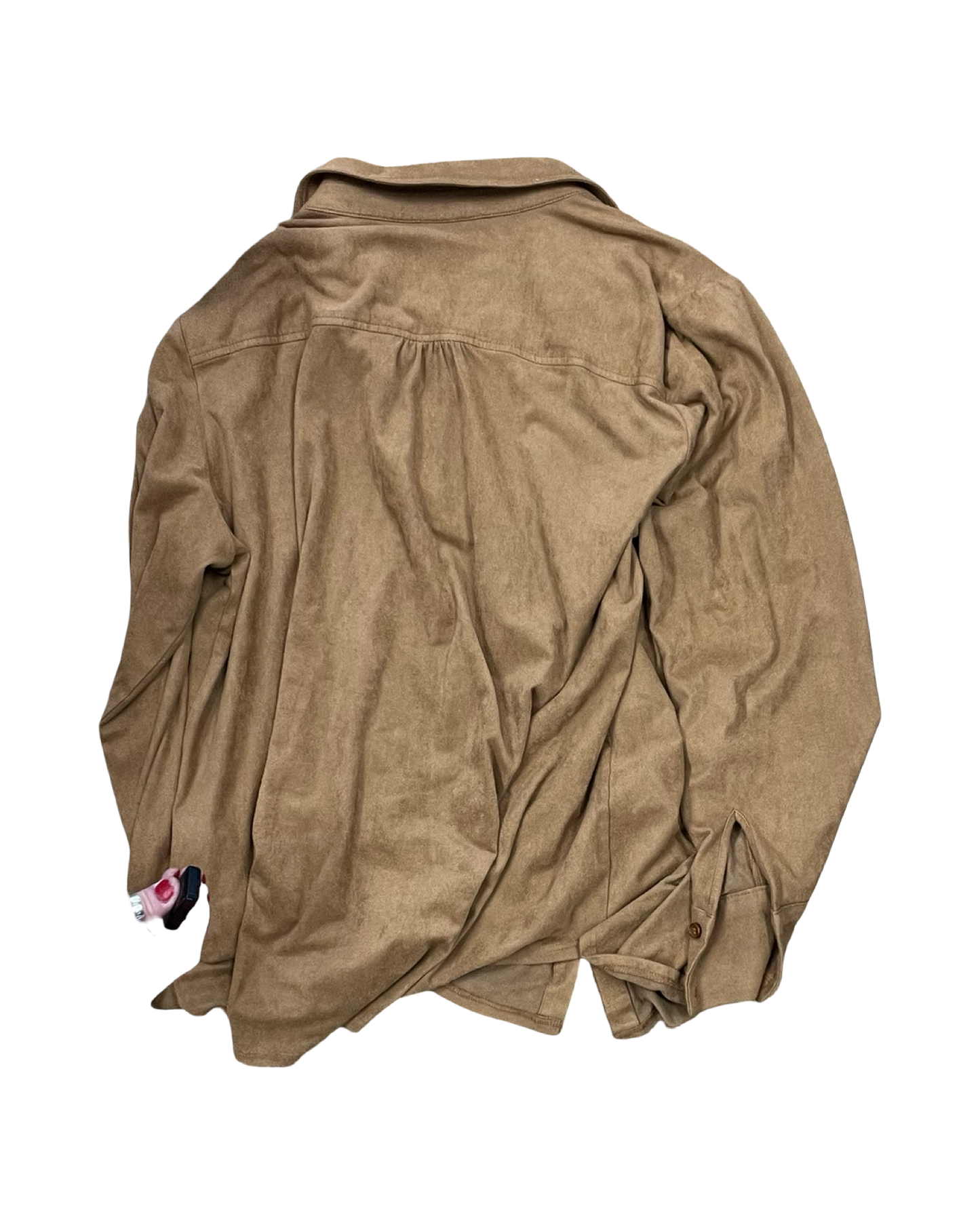 Blouse Ls By Chicos In Brown, Size:L
