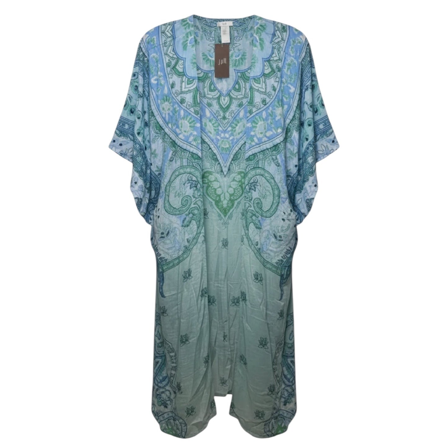 Kimono By J. Jill In Blue & Green, Size: S-L
