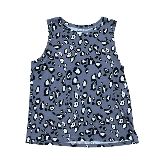 Top Sleeveless By Clothes Mentor In Grey, Size:Xl