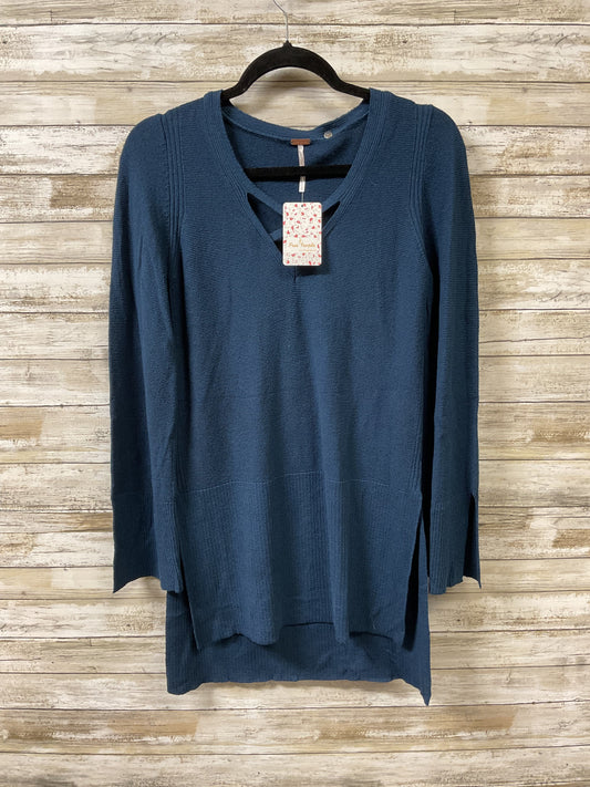 Tunic LS By Free People In Blue, Size:S