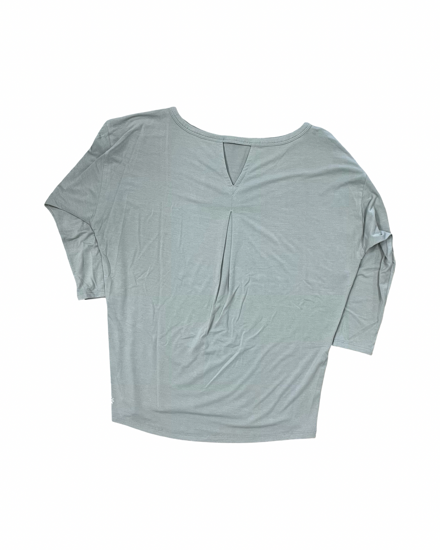 Athletic Top Ls Crewneck By Athleta In Green, Size:Xxs