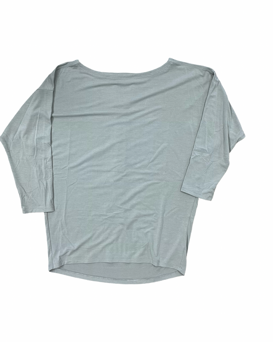 Athletic Top Ls Crewneck By Athleta In Green, Size:Xxs