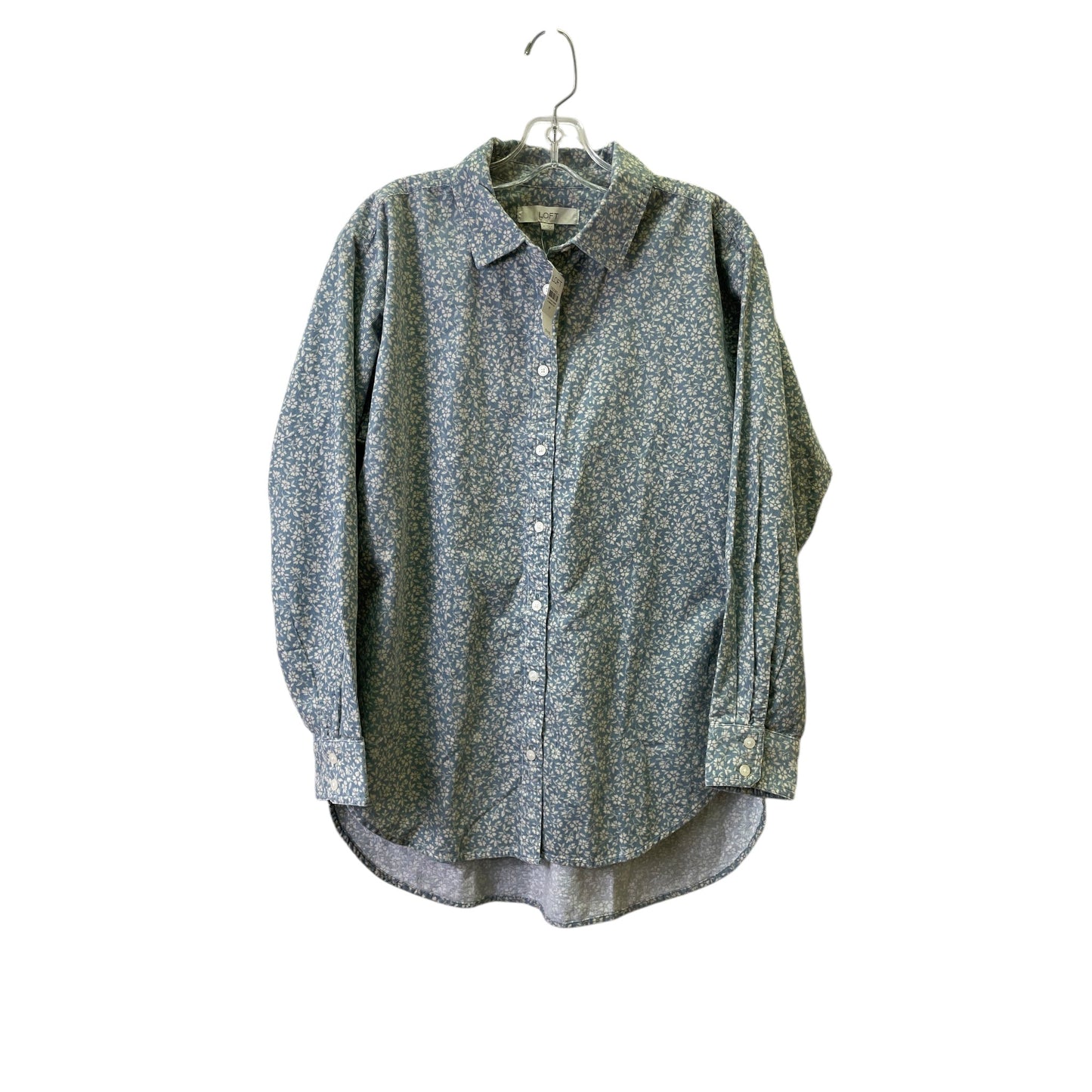 Top Ls Basic By Loft In Blue, Size:M