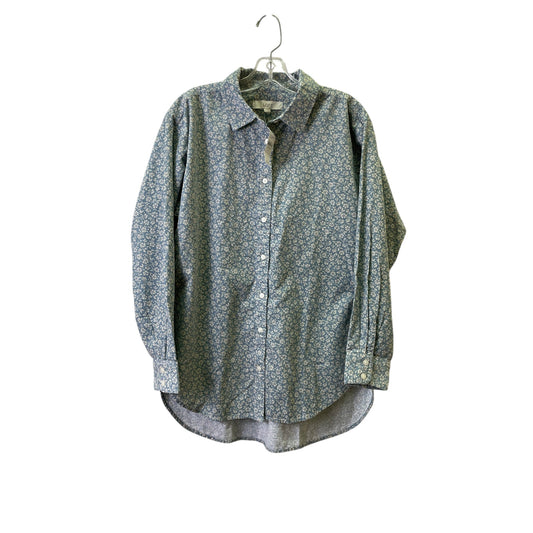 Top Ls Basic By Loft In Blue, Size:M