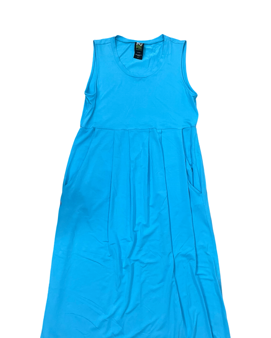 Dress Casual Maxi By Clothes Mentor In Aqua, Size:S