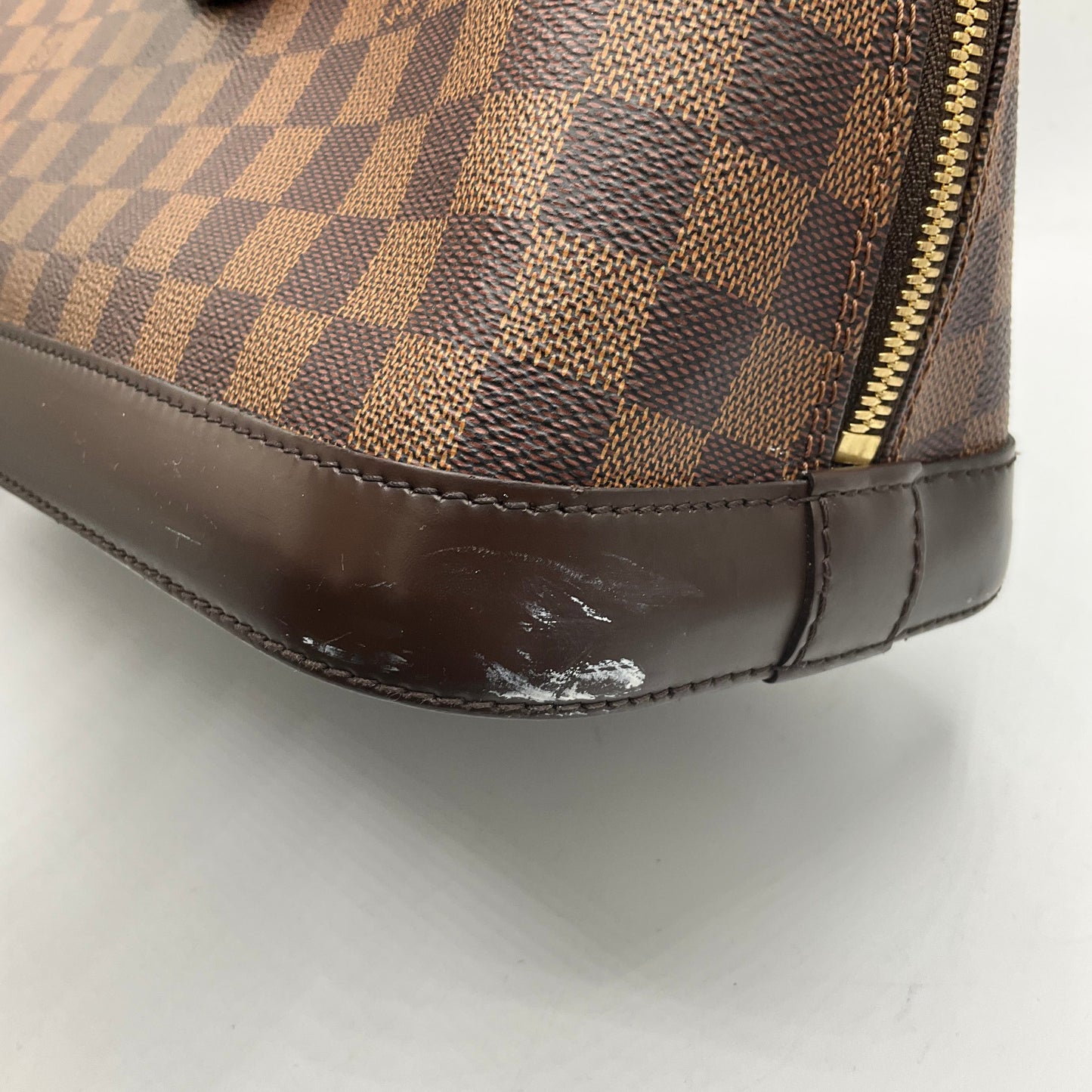 Handbag Luxury Designer By Louis Vuitton In Brown, Size:Medium