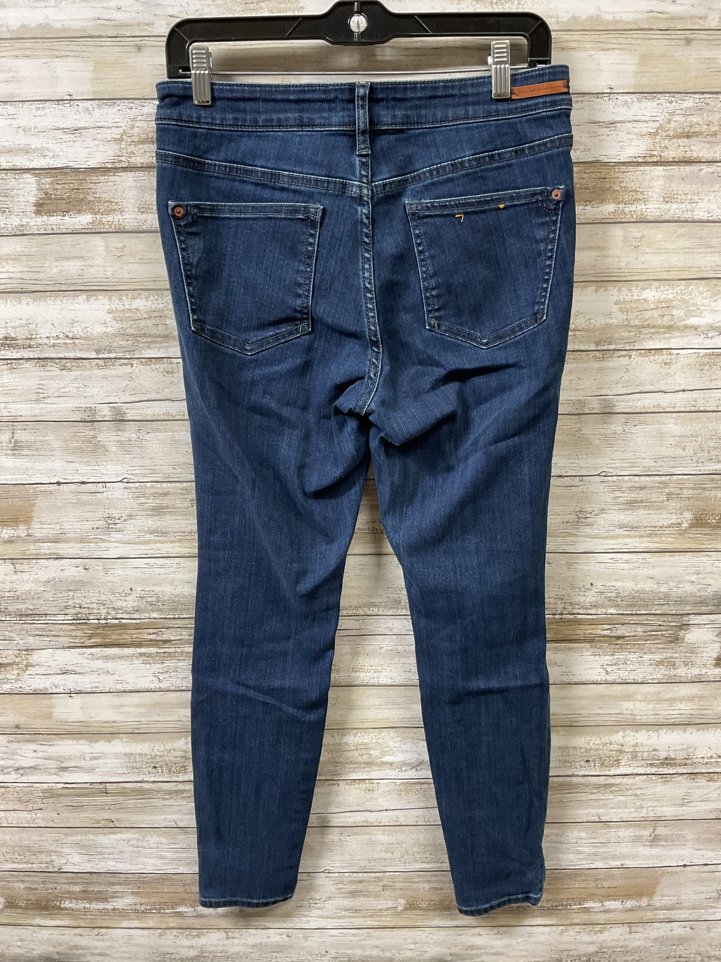Jeans Skinny By Pilcro In Blue Denim, Size:8