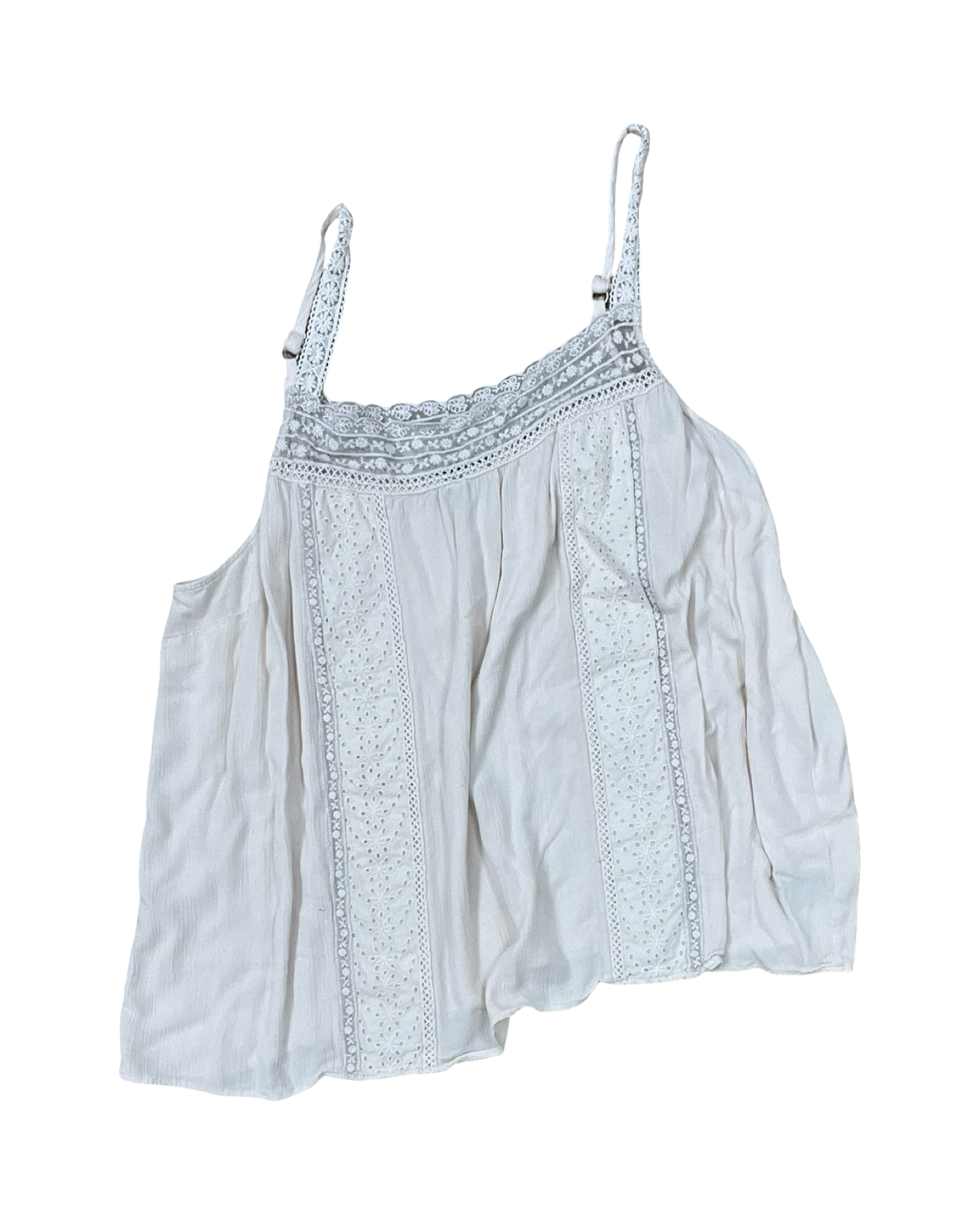 Top Sleeveless By Torrid In Cream, Size:4X