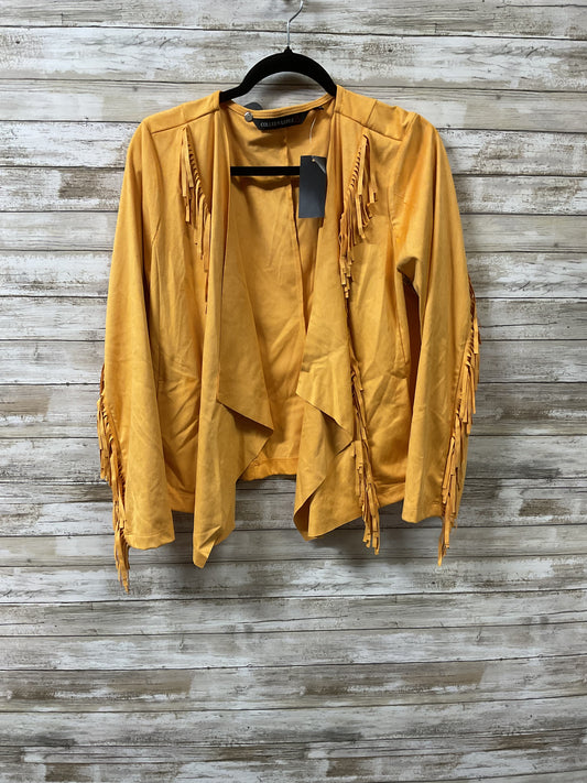 Cardigan By Clothes Mentor In Yellow, Size:M
