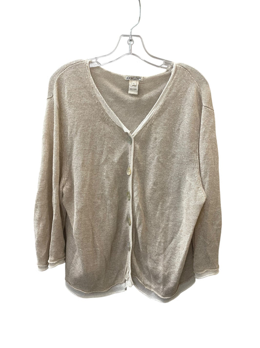 Cardigan By AVALIN In Beige, Size:L