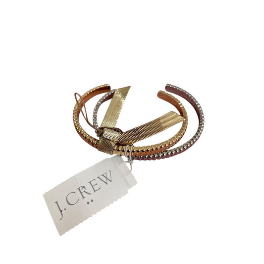 Bracelet Cuff By J. Crew In Gold & Silver, Size:02 Piece Set
