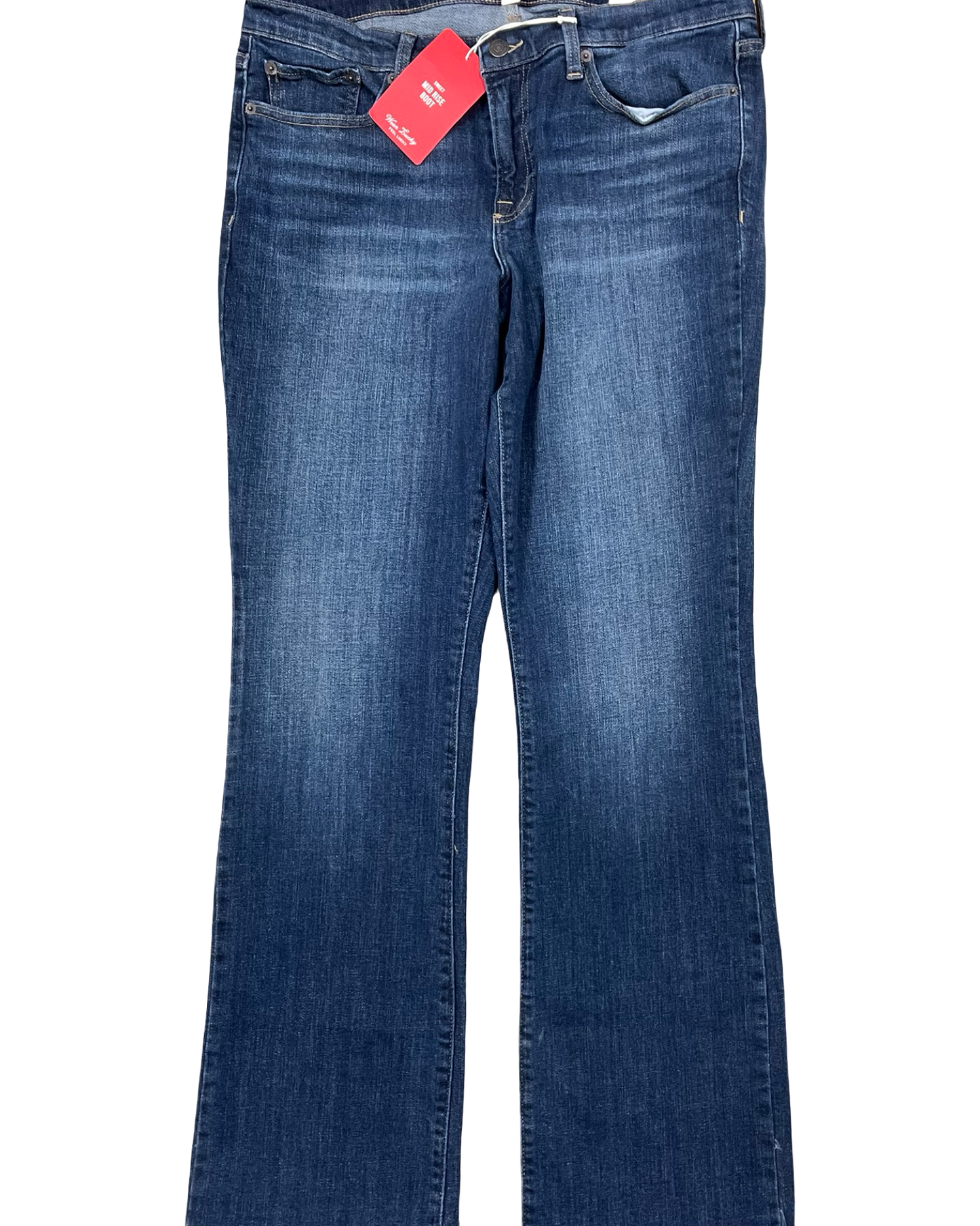 Jeans Boot Cut By Lucky Brand In Blue Denim, Size:14