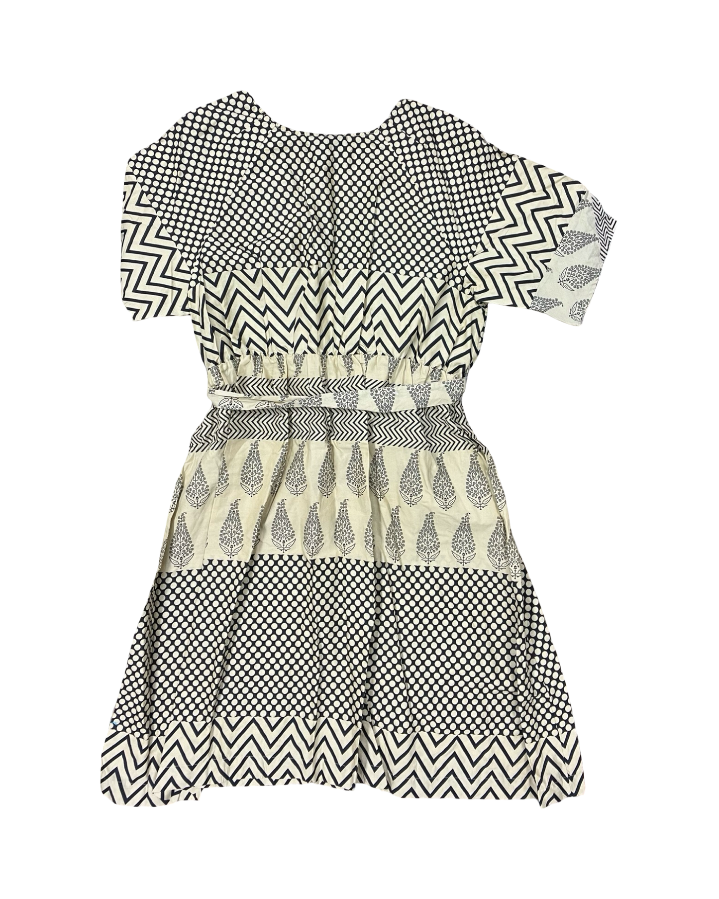 Dress Casual Midi By Ashley Stewart In Black & Tan, Size:1X