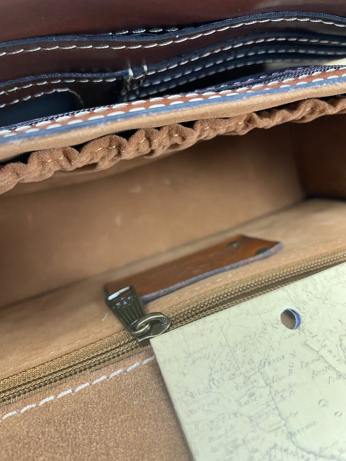 Crossbody Designer By Patricia Nash In Brown, Size:Small
