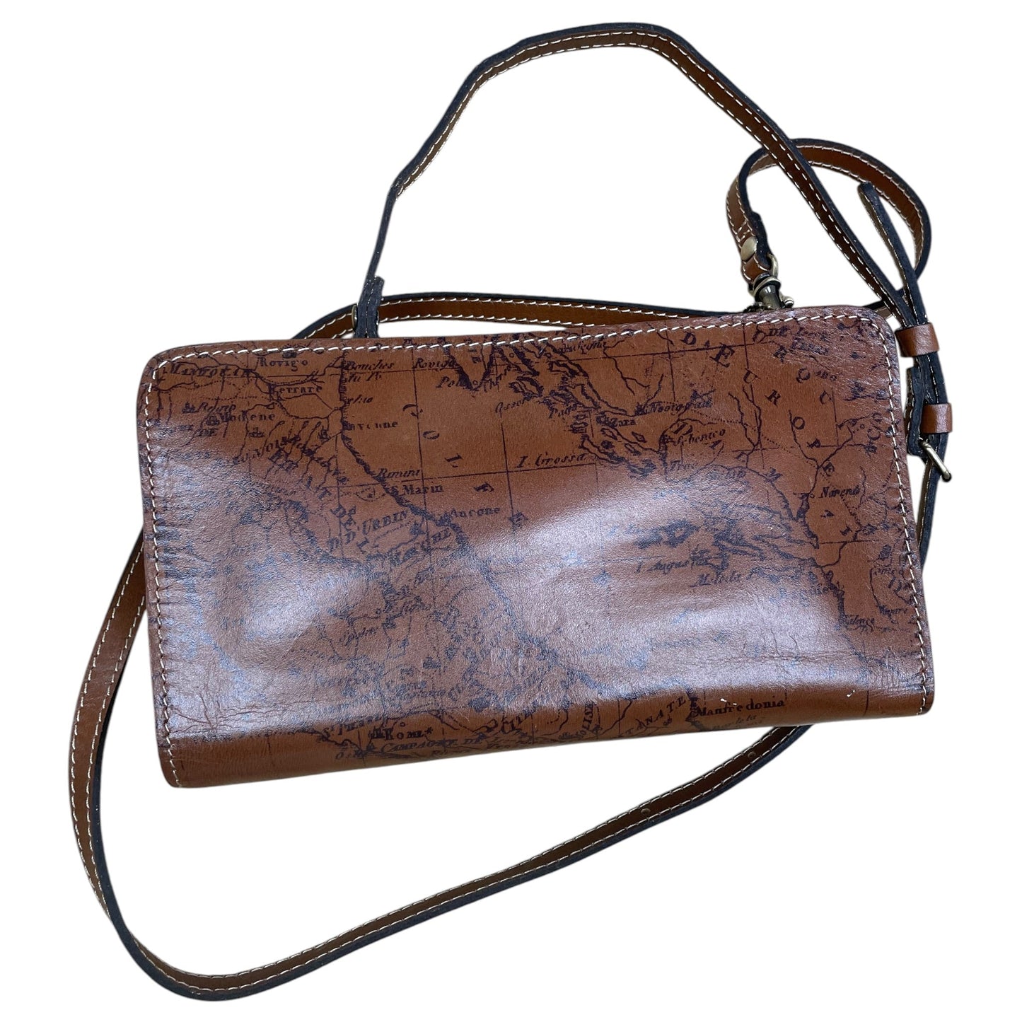 Crossbody Designer By Patricia Nash In Brown, Size:Small