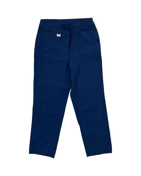 Pants Cropped By Lulu B In Navy, Size:S