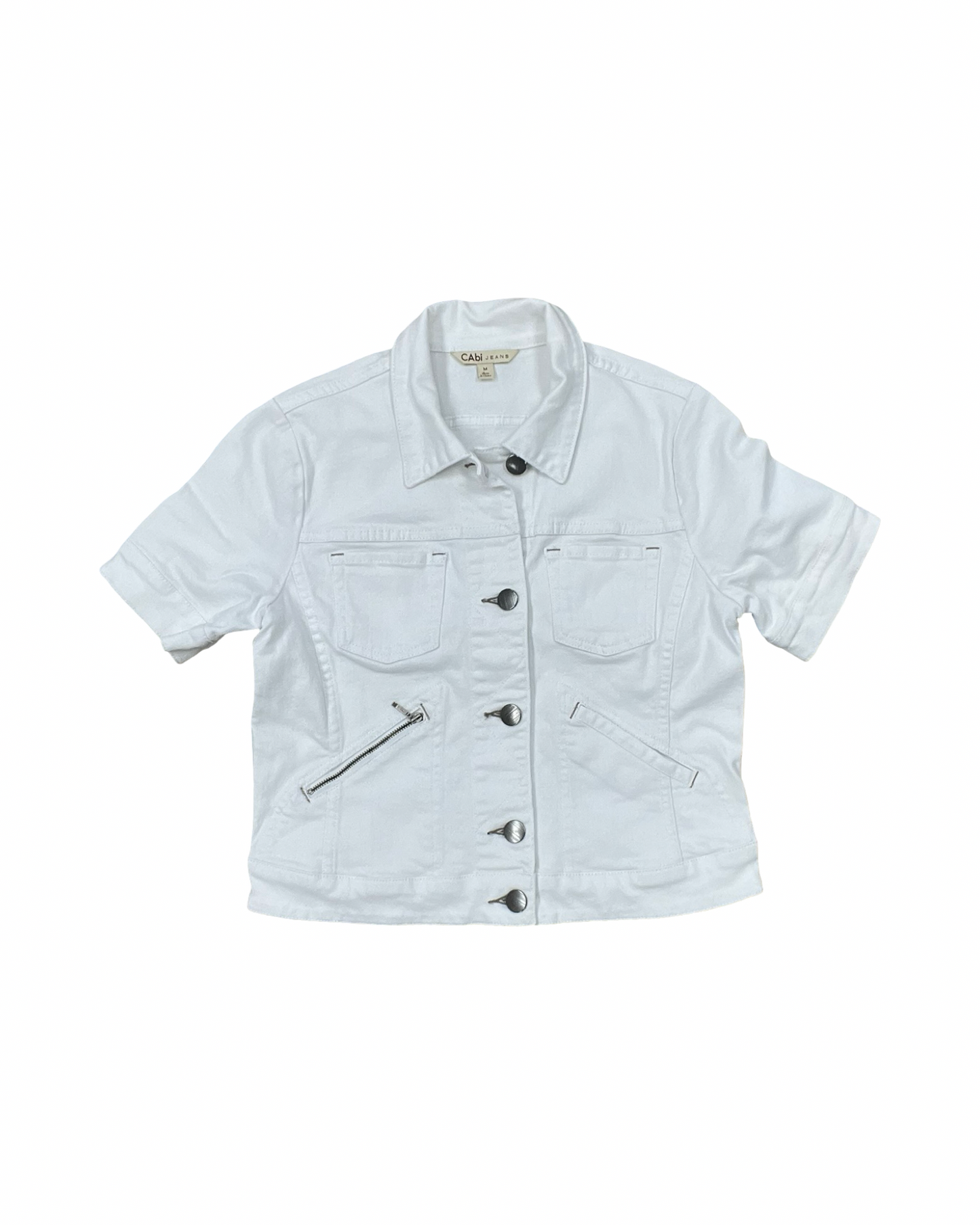 Jacket Other By Cabi In White, Size:M