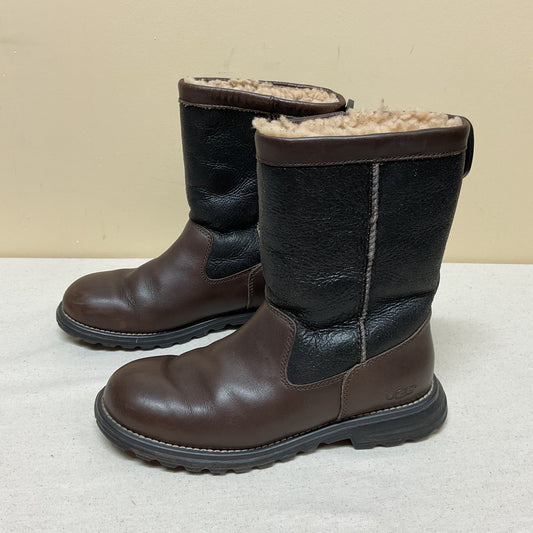 Boots Designer By Ugg In Brown, Size:8