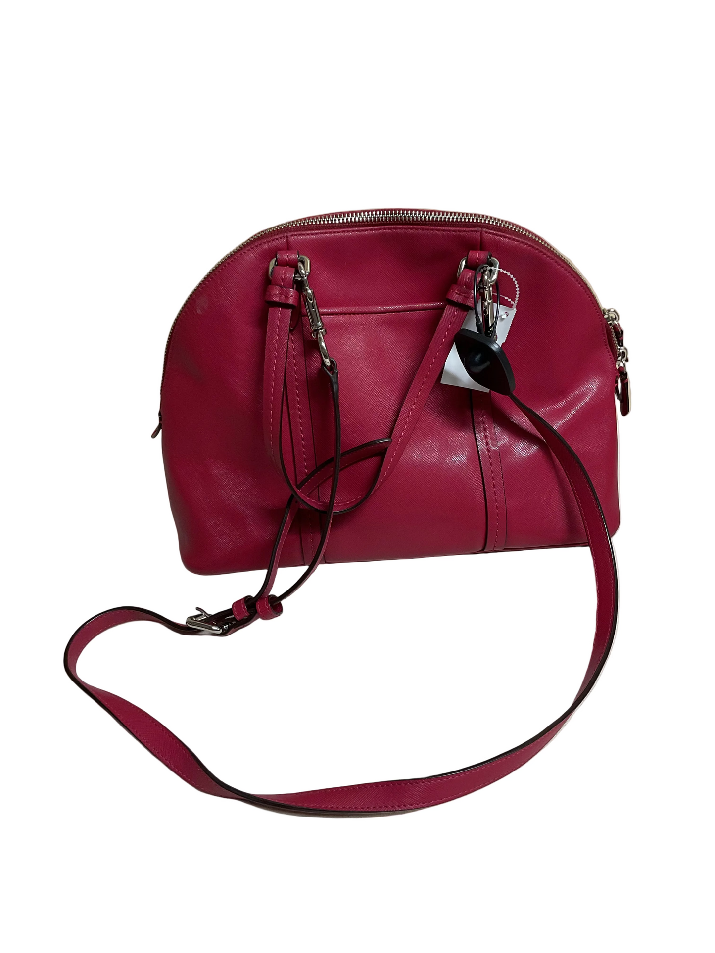 Handbag Designer By Coach In Pink, Size:Medium