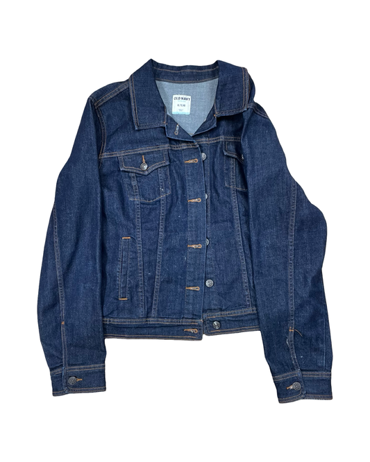 Jacket Denim By Old Navy In Blue Denim, Size:Xl