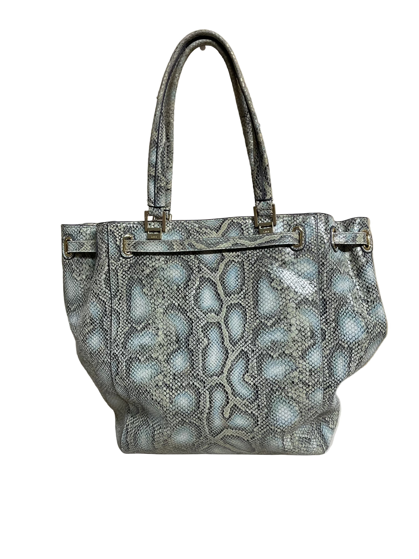 Tote Leather By Cma In Snakeskin Print, Size:Large