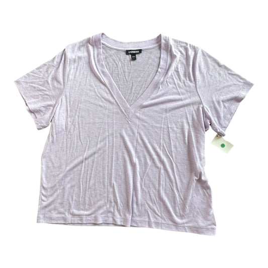 Top Ss By Express In Lilac, Size:L