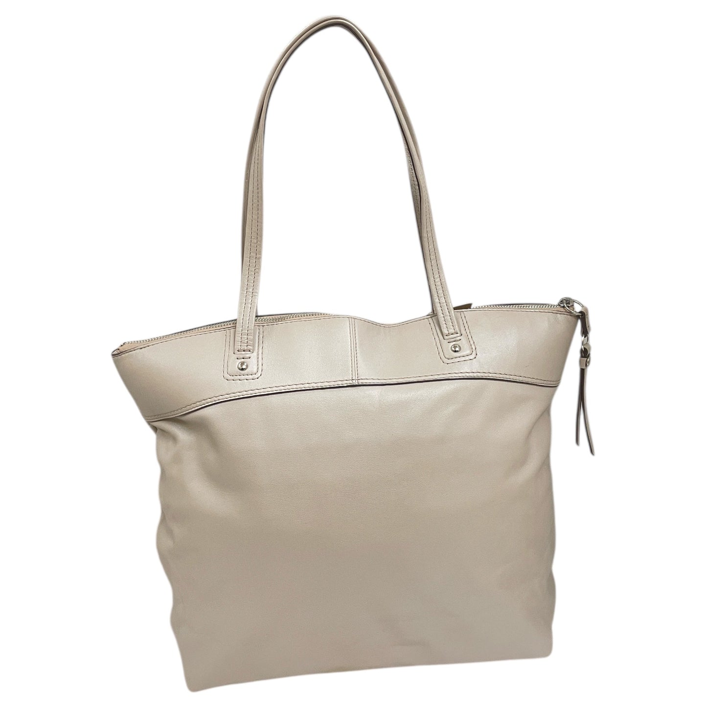 Tote Designer By Coach In Taupe, Size:Large