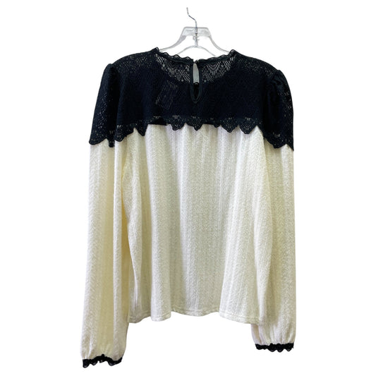 Sweater By Bluivy In Black & White, Size:L
