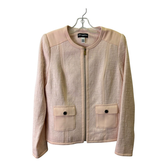 Blazer Designer By Karl Lagerfeld In Pink, Size:6