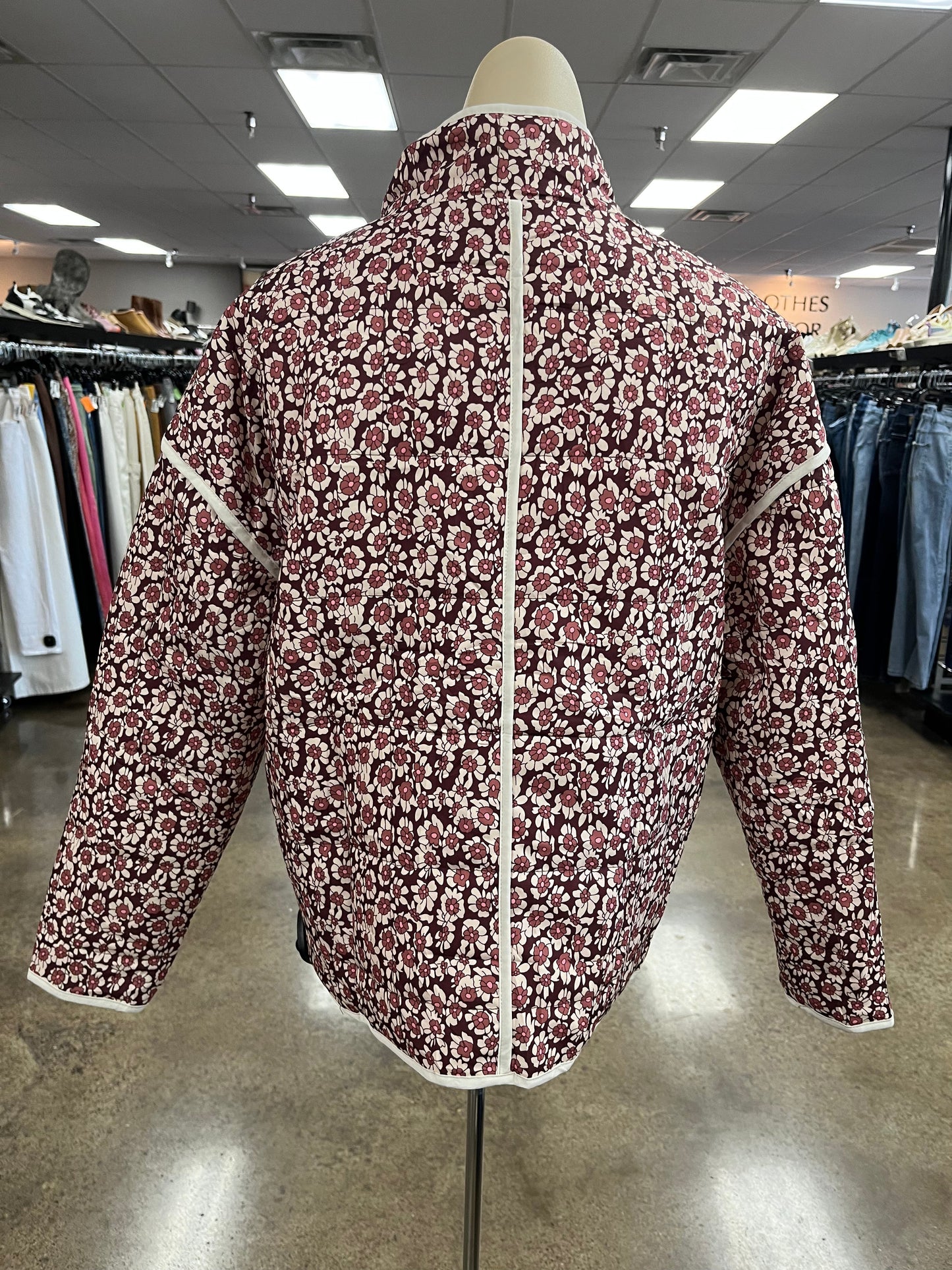 Jacket Other By Clothes Mentor In Maroon, Size:S
